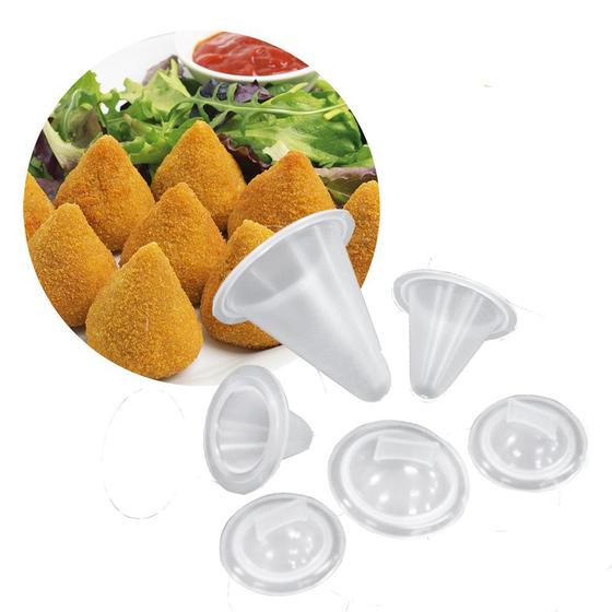 Imagem de Forma Para Fazer Coxinha Com 3 Tamanhos Diferentes