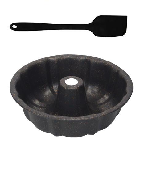 Imagem de Forma para Flan Pudim bolo cone no meio com espatua