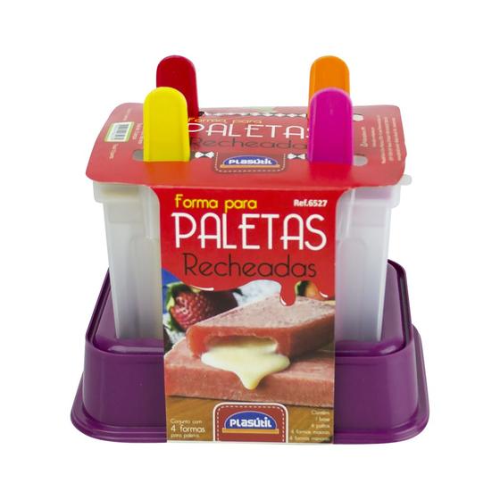 Imagem de Forma para Picolé Com Recheio Paleta Mexicana 5 Peças