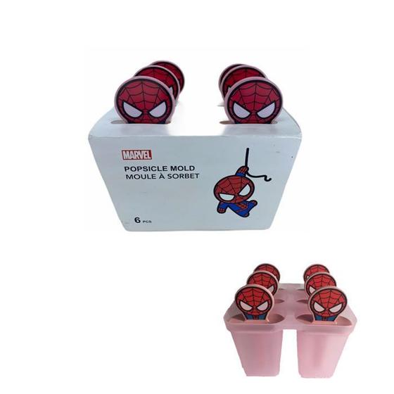 Forma para Picolé Homem Aranha Oficial c/ 6 - STYLEJ - Forma de Picolé ...