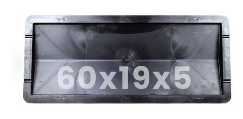 Imagem de Forma Para Pingadeira Capa De Muro 60x19x5 Kit Com 5 Formas