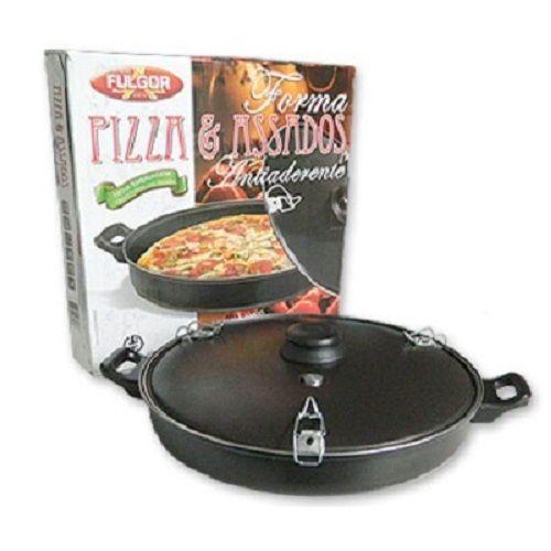 Imagem de Forma para Pizza e Assados Antiaderente 28cm - 28T - Fulgor