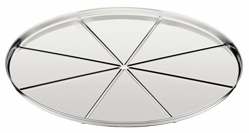 Imagem de Forma para Pizza Tramontina em Aço Inox com Vincos 30 cm