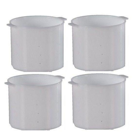 Imagem de Forma Para Queijo Minas Frescal 1kg Pacote Com 4 Unidades - Injesul