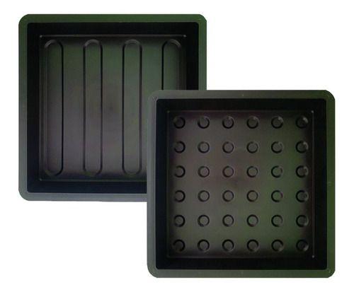 Imagem de Forma Piso Calçada Def Visual Alerta + Direcional 2Pcs de Cada 25x25x2,5
