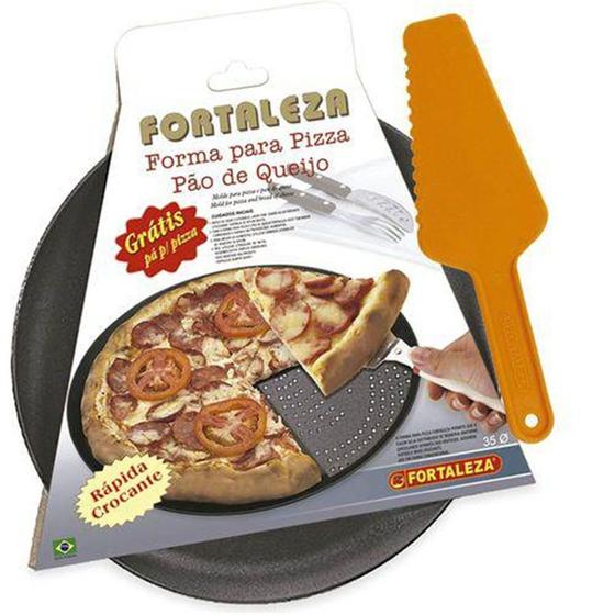 Imagem de Forma Pizza 35 Cm Anti Aderente - Fortaleza