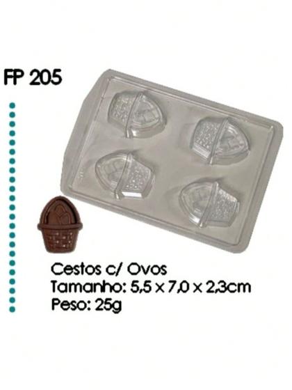 Imagem de Forma Prática Cesto Com Ovos páscoa Fp205 Crystal Forming