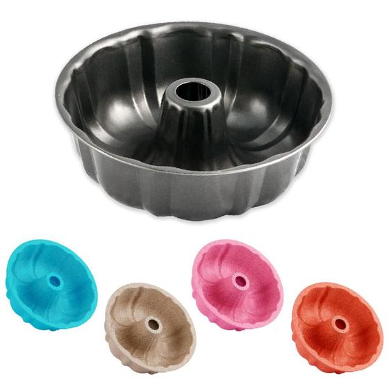 Forma Pudim Teflon Antiadente Bolo e Tortas Assadeira Com Furo Central Menor preço em Forma Pudim Teflon Antiadente Bolo e Tortas Assadeira Com Furo Central