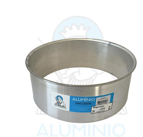 Imagem de Forma Redonda 20x5cm Aluminio Santa Catarina