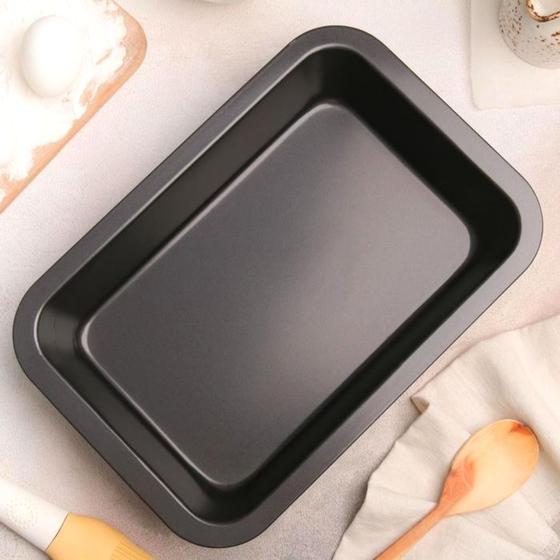 Forma Retangular para Bolo e Assados 32cm Antiaderente Aço Carbono ...