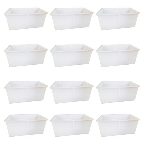 Imagem de Forma retangular para Queijos de 1kg Injesul (12 unidades)