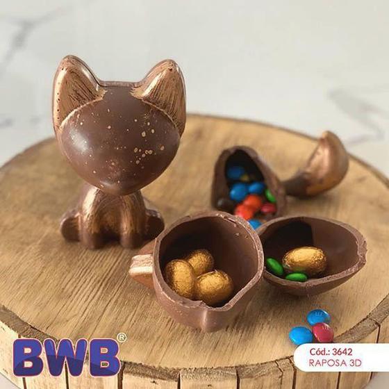 Imagem de Forma Semiprofissional com Silicone SP Raposa 3D Fox Ref.3642 BWB 1unid