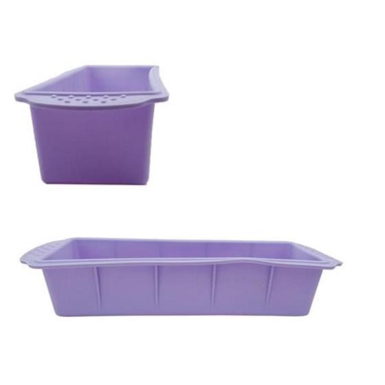 Imagem de Forma Silicone Pão E Bolo Retangular Antiaderente 28Cm