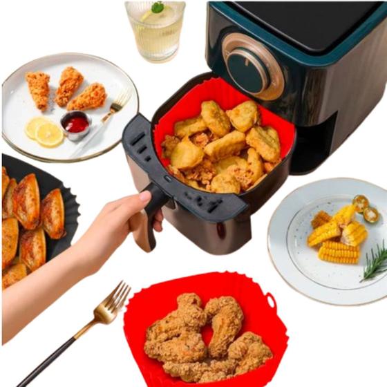 Imagem de Forma Silicone quadrada para Airfryer 16cm - Class Home