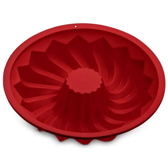Forma Silicone Redonda Vazada Para Bolo Pudim Torta Prática Freezer Forno Air Fryer Lava Louças Assadeira Antiaderente Menor preço em Forma Silicone Redonda Vazada Para Bolo Pudim Torta Prática Freezer Forno Air Fryer Lava Louças Assadeira Antiaderente