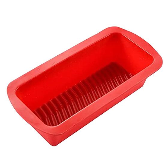 Imagem de Forma Silicone Retangular Vermelha