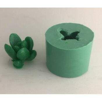 Imagem de Forma Silicone Sabonete Resina 205 - Mini Suculenta Jade