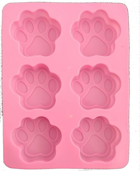 Imagem de Forma Silicone Sabonete Resina 21 - Patinha Dog