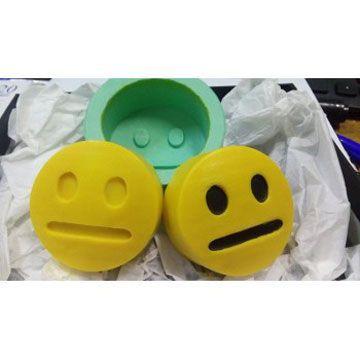Imagem de Forma Silicone Sabonete Resina 56 - Emoji Sem Palavras