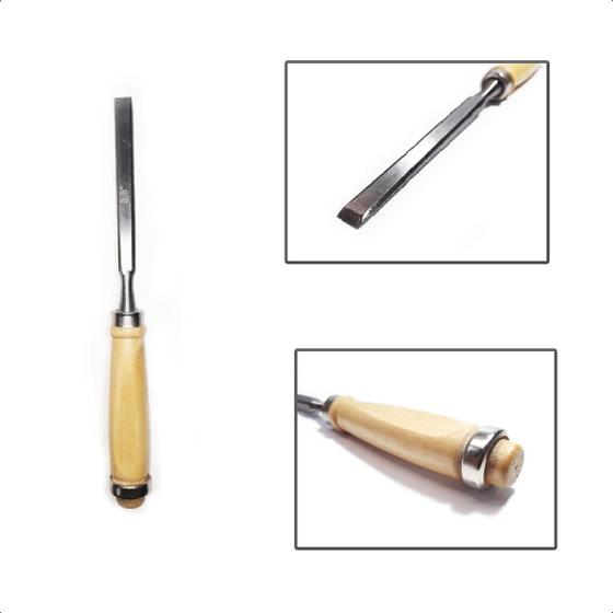 Imagem de Formão Aço Cabo Madeira 3/8 Profissional