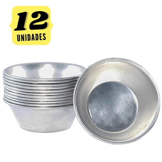 Formas de Empada em Alumínio N 8 Kit com 12 unidades Menor preço em Formas de Empada em Alumínio N 8 Kit com 12 unidades
