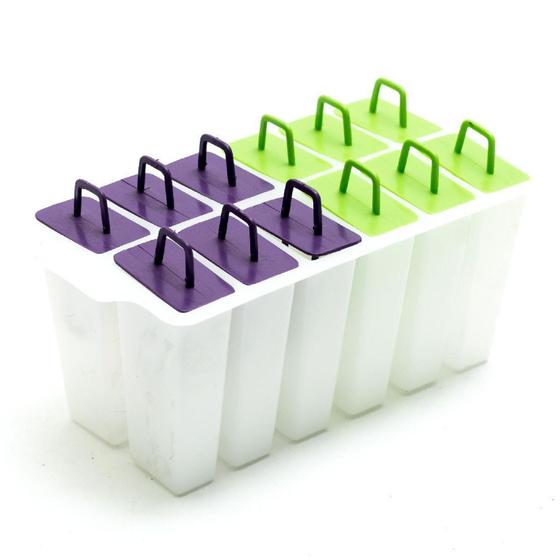 Imagem de Forminha de sorvete para picole de plastico 12 palitos - KAF PLAST