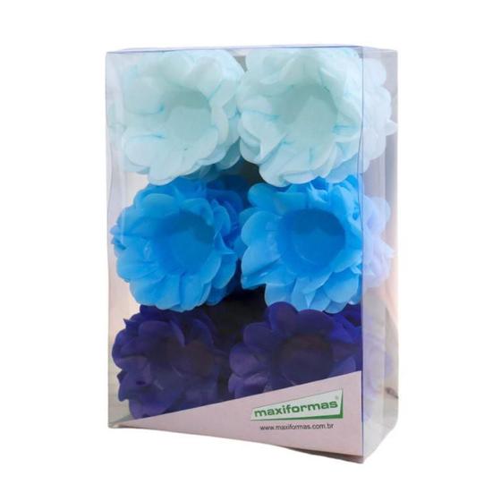Imagem de Forminha Para Doce - Donna 3 Tons Azul - 40 Unid.