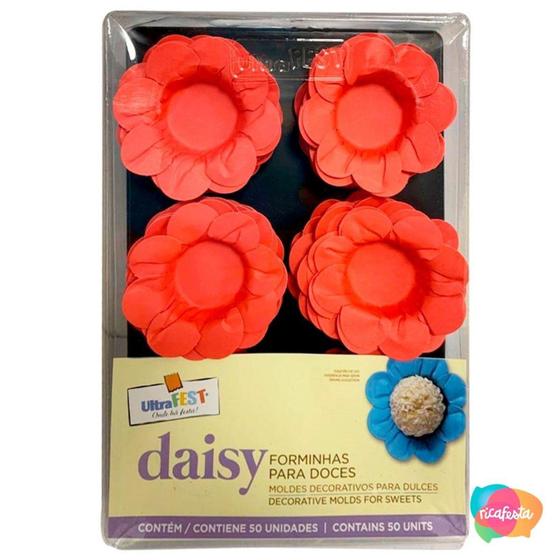 Imagem de Forminha para doces daisy 50 un - RICA FESTAS