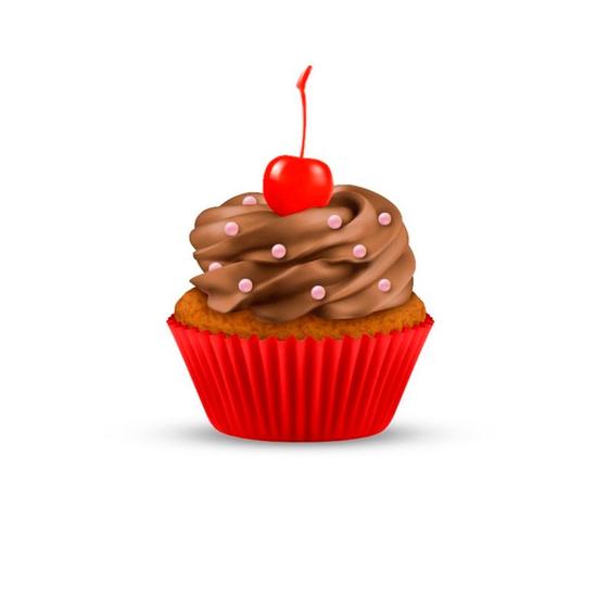 Imagem de Forminha para Mini Cupcake - Vermelho - 45 unidades - Plac - Rizzo