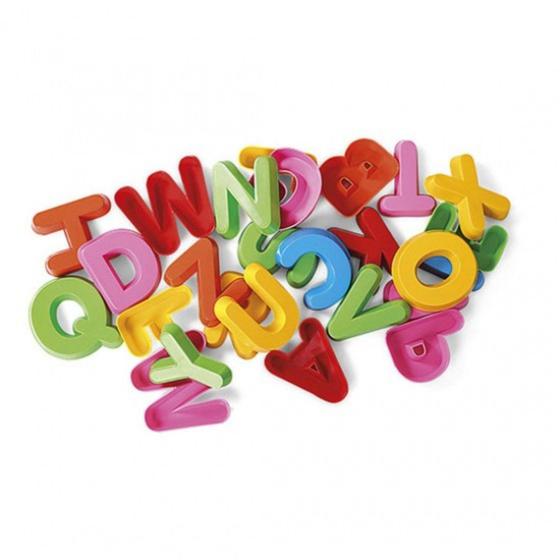 Imagem de Forminhas alfabeto 26 letras grandes brinquedo pedagogico poliplac