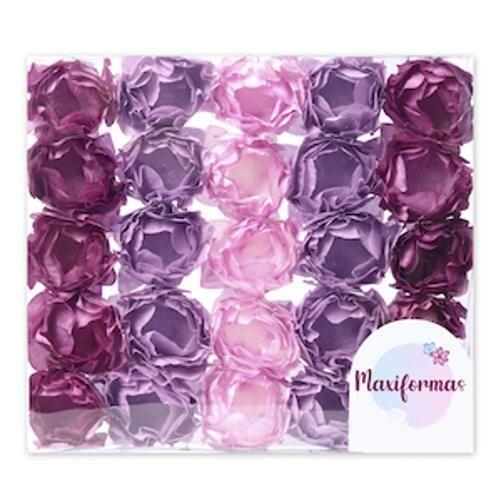 Imagem de Forminhas Decorativas Adelle - Tons Vinho - Pack 20