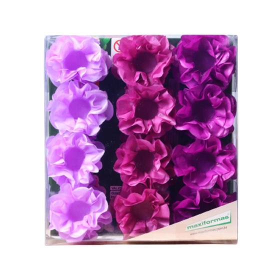 Imagem de Forminhas Happy 3 Tons Seda Lilas/Vinho/Uva