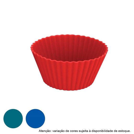 Imagem de Forminhas para Muffins Redondo 12 peças em Silicone Uny Home