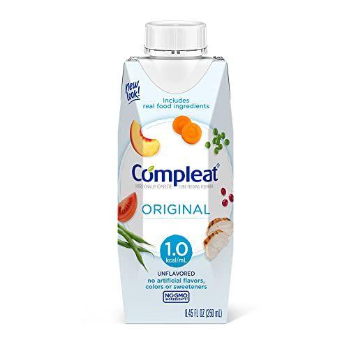 Imagem de Fórmula de alimentação por tubo de compleat, sem sabor, 8,45 FL OZ (Embalagem de 24)