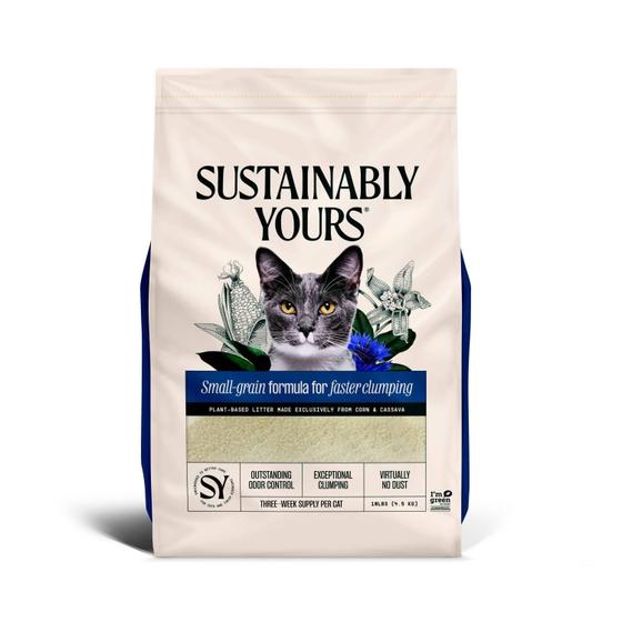 Imagem de Fórmula de grãos pequenos Cat Litter Sustainably Yours 4,54 kg