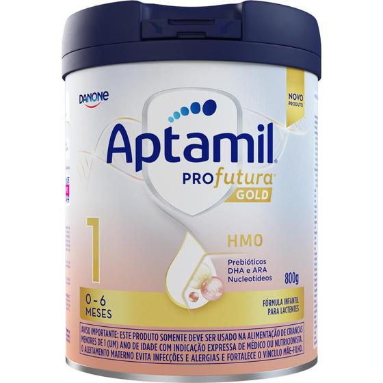 Formula Infantil Aptamil Profutura Gold 1 Danone 800g Menor preço em Formula Infantil Aptamil Profutura Gold 1 Danone 800g