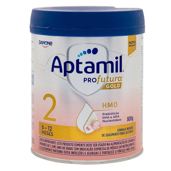 Fórmula Infantil Aptamil Profutura Gold 2 6-12 Meses 800g Menor preço em Fórmula Infantil Aptamil Profutura Gold 2 6-12 Meses 800g