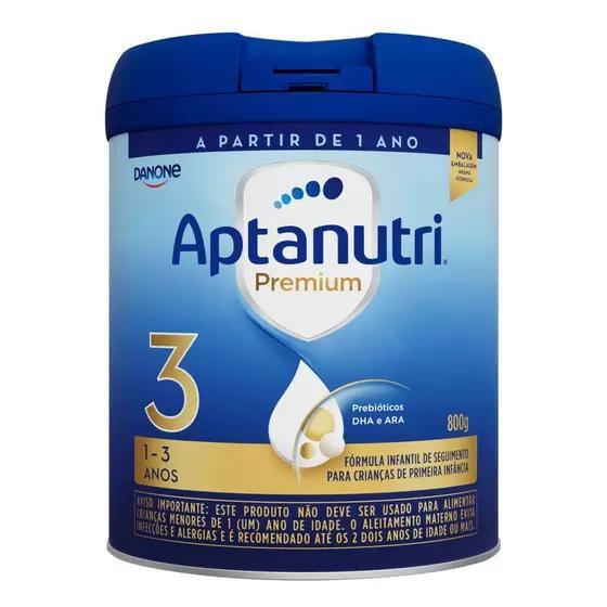 Fórmula Infantil Aptanutri Premium 3 - Danone 800g Menor preço em Fórmula Infantil Aptanutri Premium 3 - Danone 800g