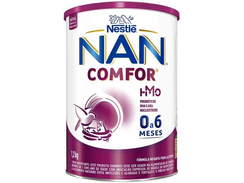 Fórmula Infantil Comfor HMO Nestlé 1,2kg Imagem de Fórmula Infantil Comfor HMO Nestlé 1,2kg