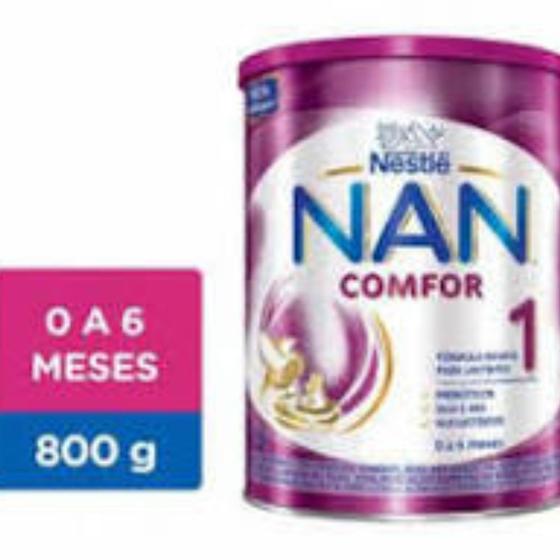 Imagem de Fórmula Infantil NAN Comfor 1 Nestlé 0 a 6 meses 800g Nan Comfor 800g