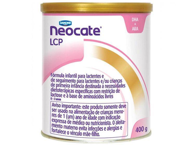 Fórmula Infantil Neocate Original LCP Upgrade - 400g Menor preço em Fórmula Infantil Neocate Original LCP Upgrade - 400g