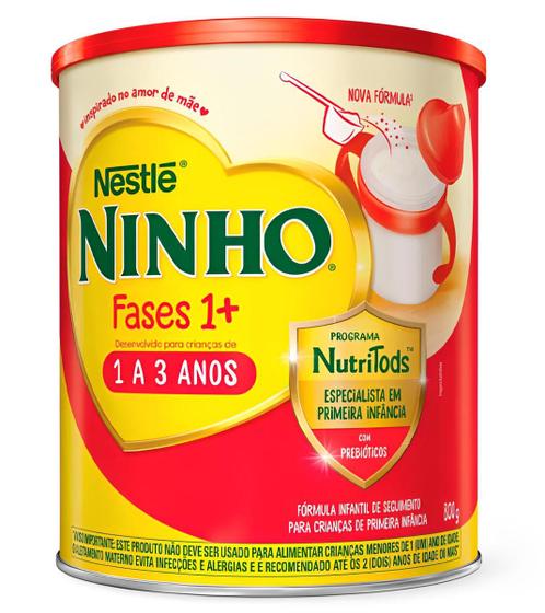 Imagem de Fórmula Infantil NINHO Fases 1+ 800g 1-3 Anos