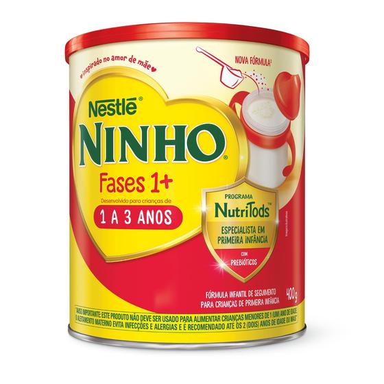 Imagem de Fórmula Infantil  Ninho Fases 1+ Nestlé 1 a 3 anos com 400g