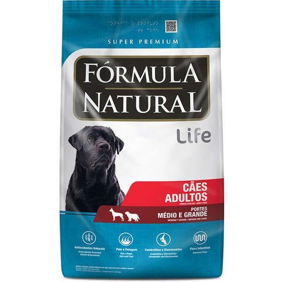 Imagem de Formula natural life adulto porte medio e grande 15kg