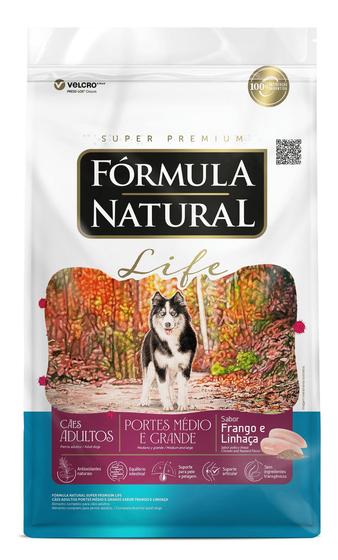 Imagem de Fórmula natural life cães adultos portes médio e grande 15kg