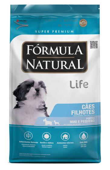 Imagem de Fórmula Natural Life para Cães Filhotes de Raças Mini e Pequeno 1KG
