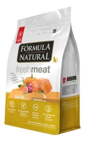 Imagem de Fórmula Natural Ração Fresh Meat Gatos Castrados Salmão 7 Kg