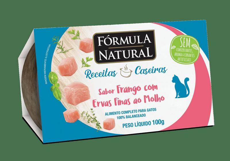 Imagem de Fórmula Natural RC Gatos Adultos Frango,Ervas Finas Ao Molho 100g