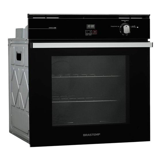 Imagem de Forno à Gás Brastemp 78 Litros Touch Time de Embutir