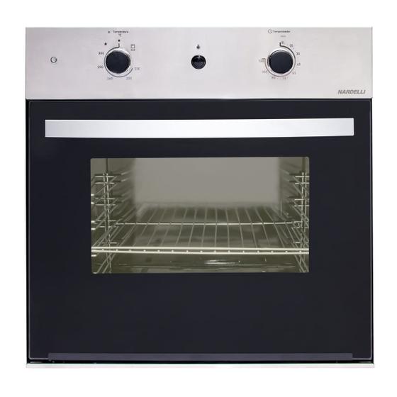 Imagem de Forno A Gás de Embutir G57 57l Elétrico - Inox - Com Grill - Nardelli